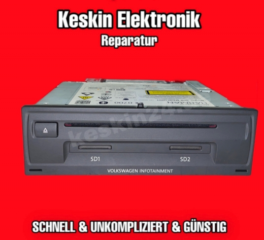 Reparatur VW Skoda Discover Pro Main Unit MIB Tonausfall Tonprobleme