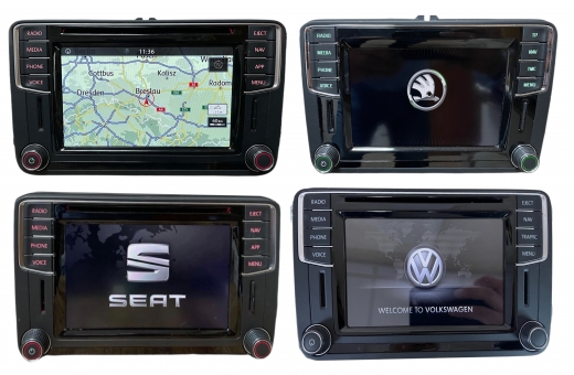 Reparatur VW Seat Skoda Discover Media Navi PQ – MIB-STD2 Composition Media Autoradio defekt