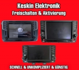 VW Discover Media PQ MQB Navigation Reparatur Touchscreen Display bis zum Logo
