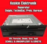 Reparatur Delphi, TechniSat, Preh Harman Navi Auto Radio